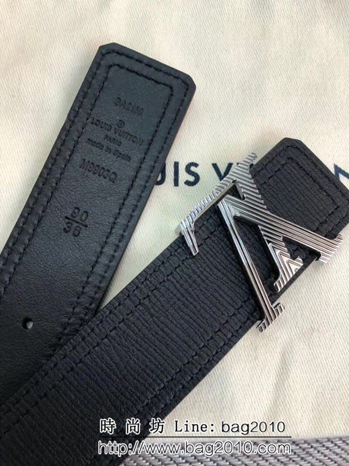 路易威登LV 原版牛皮 頭層小牛皮底 風格休閒 男士皮帶 LHG1302